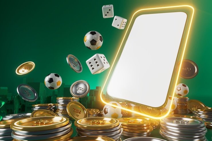 Tampilan layar Galactic Gems di polo 188 dengan simbol-simbol tema luar angkasa